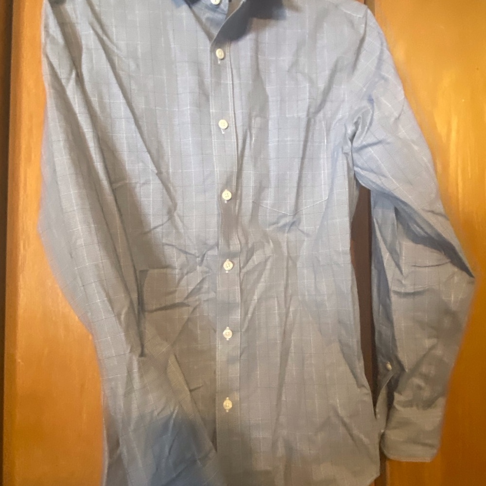 J. Crew Thompson Flex Wrinkle-Free Tattersall Plaid Long Sleeve Button Shirt M